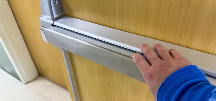 Installing a Push Bar on a Door Sacramento